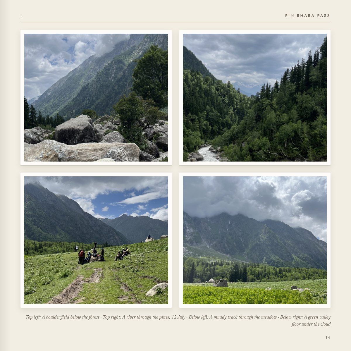 Photographs from 12 July, midday, page 18
