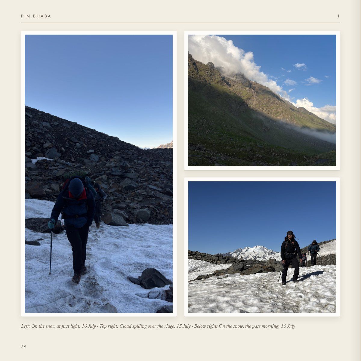 Photographs from 16 July, the pass, page 39