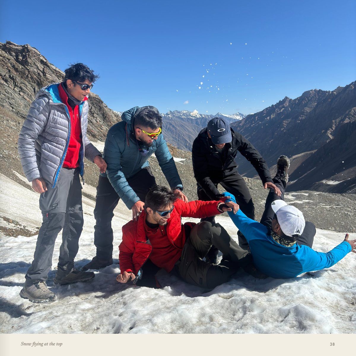 Photographs from 16 July, the summit, page 42